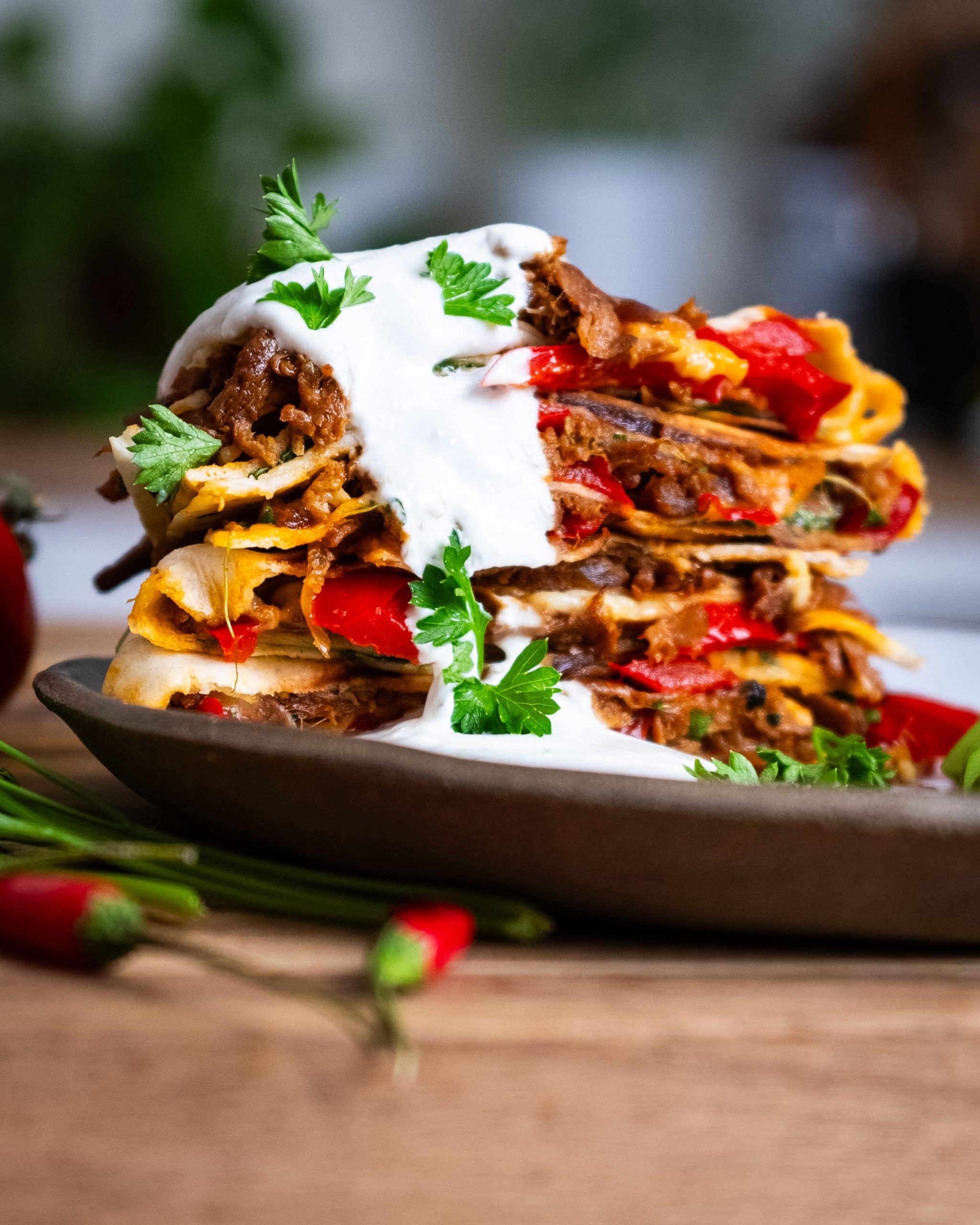 PULLED PORK QUESADILLA